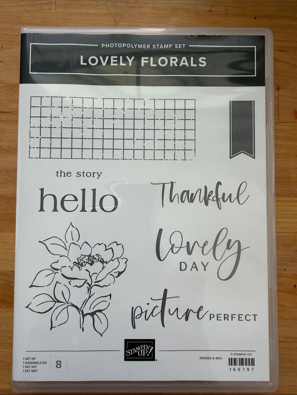 Retired Stampin' Up! Lovely Florals Stamp Set - NEW